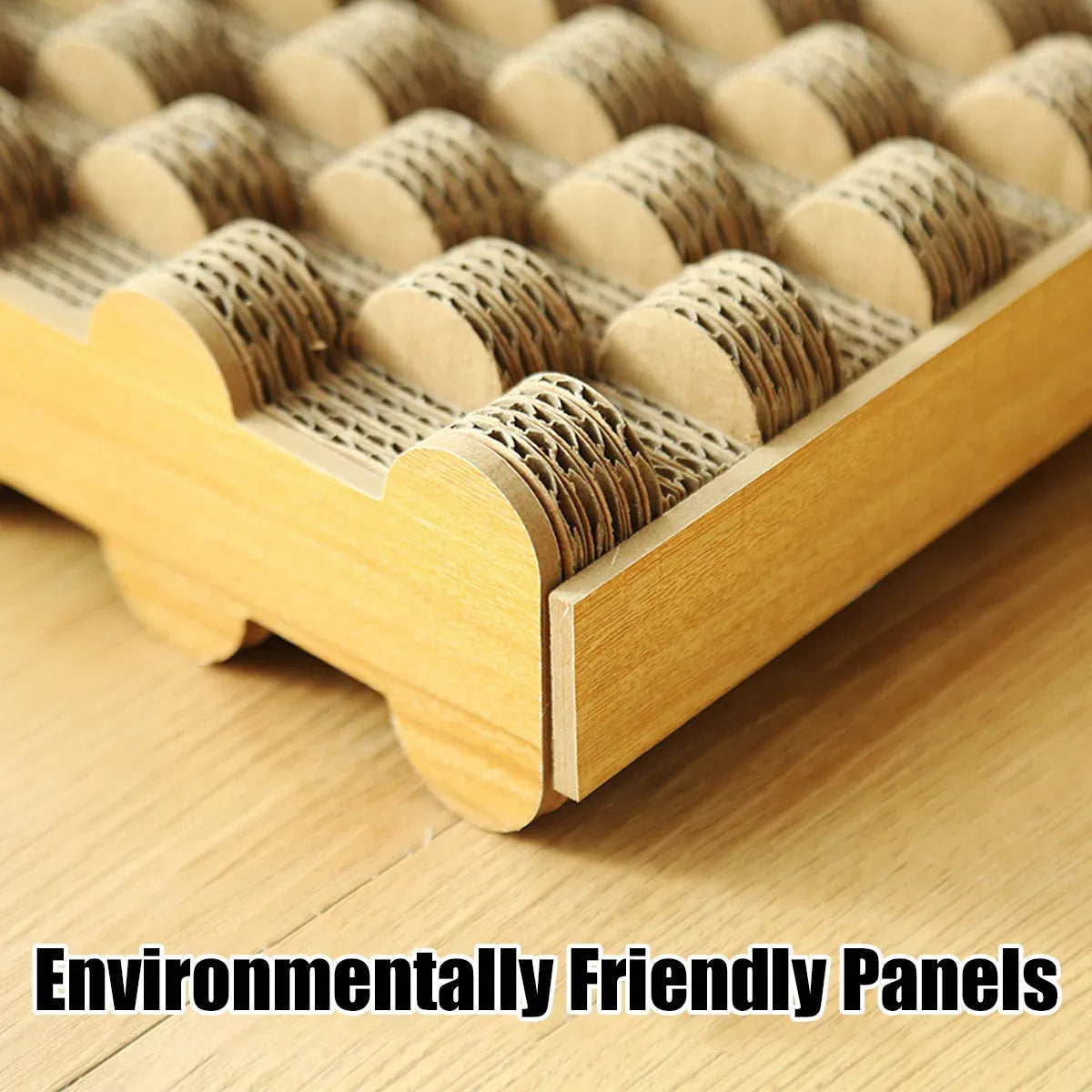 Cat Entertainment Corrugated Scratching Board Cat Toy Anti Scratch Durable - Basic Model