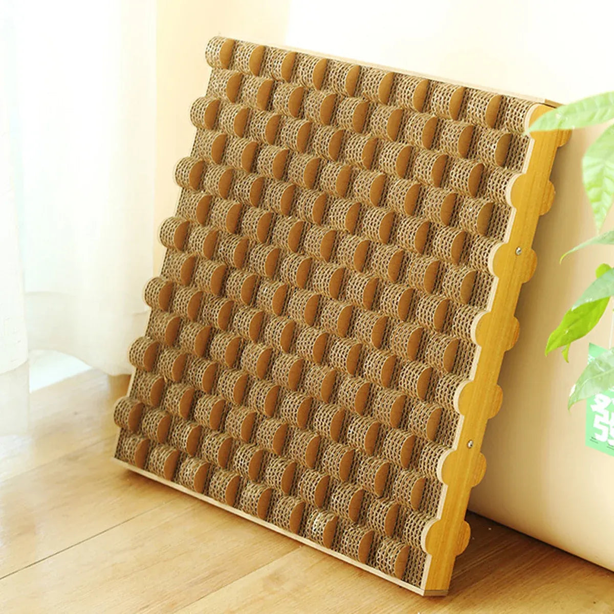 Cat Entertainment Corrugated Scratching Board Cat Toy Anti Scratch Durable - Upgraded Model