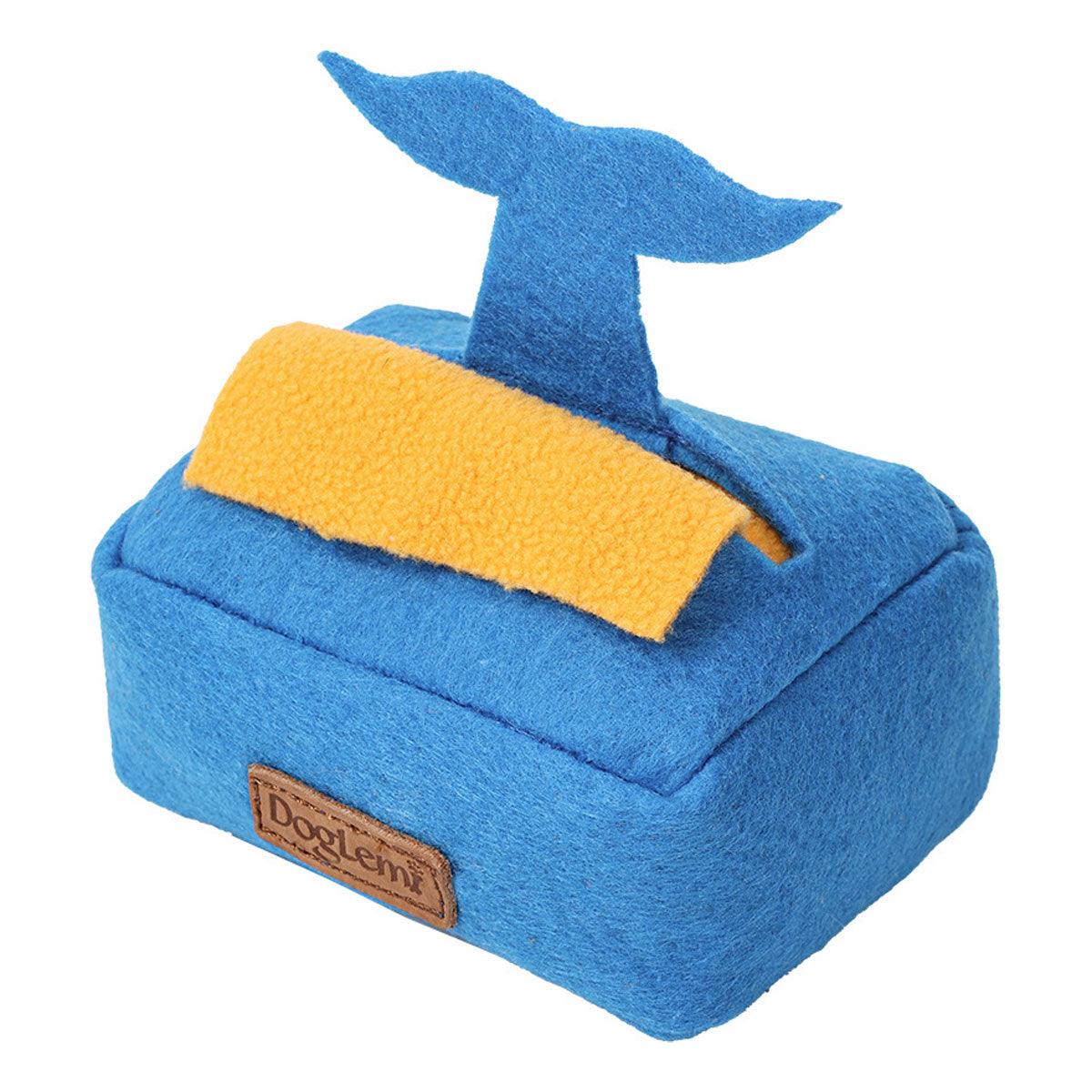 Dog Sniff Training Toy Plush Scent Training Aid for Puppies Interactive Pet Toy - Brown