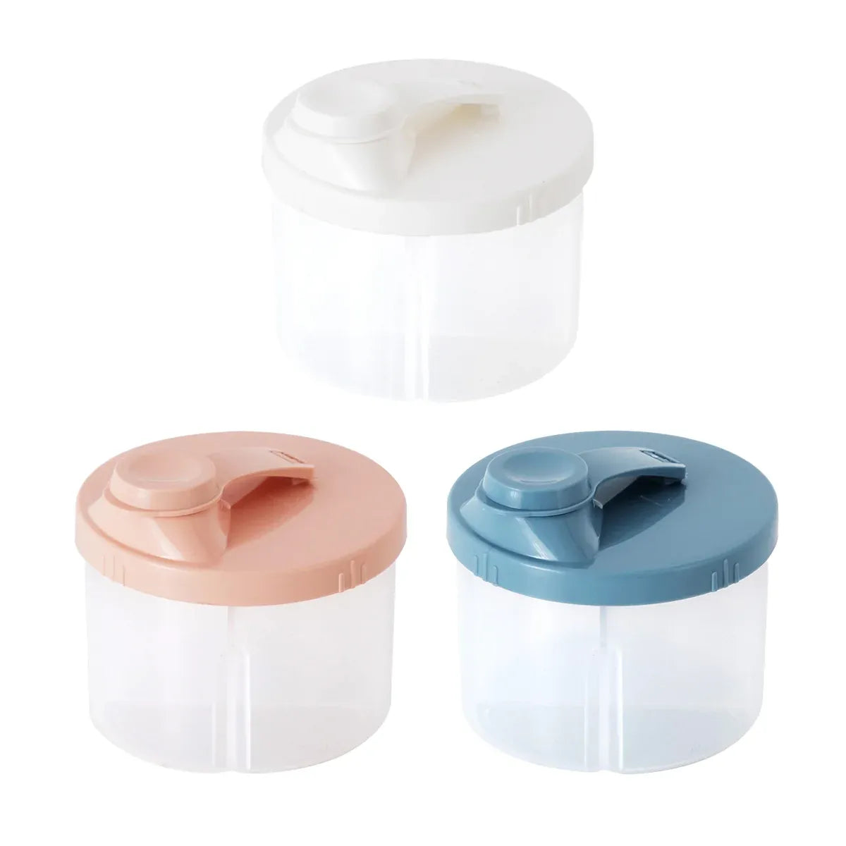 3Pcs Portable Pill Organizer Weekly Medicine Compartment Box Travel Daily Use - Blue