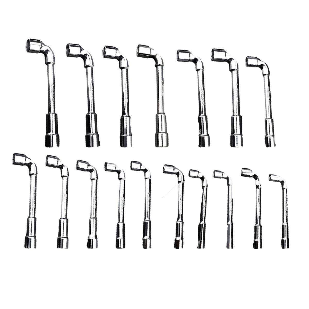 6-23mm L Shaped Socket Wrench Elbow Multi Size Hardware Repair Tool Set - 24mm