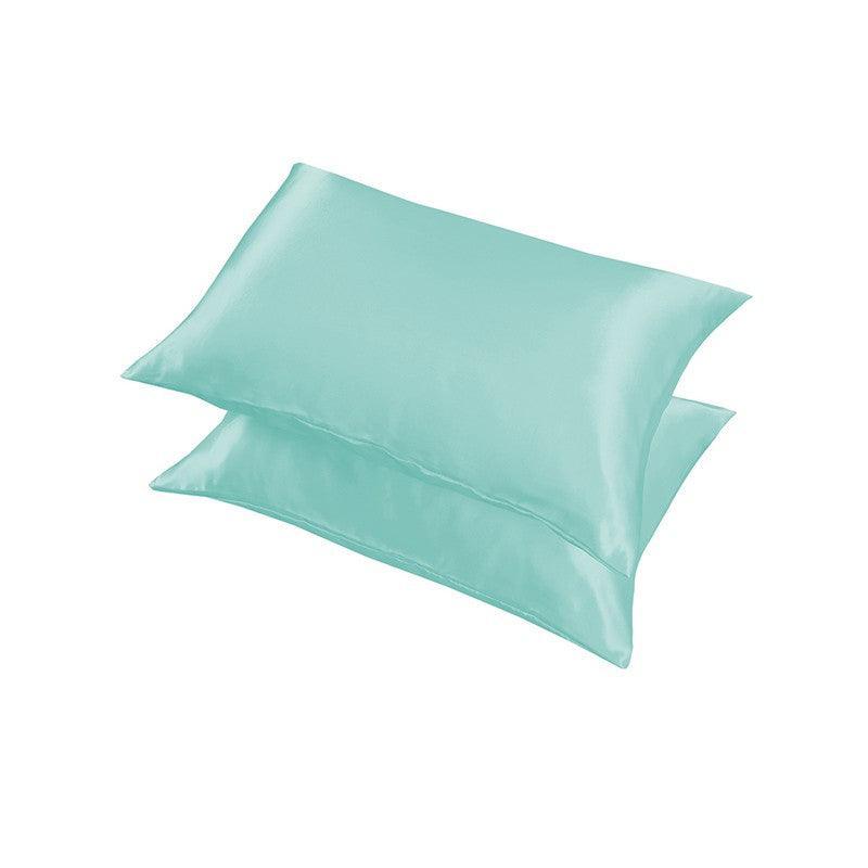 2X Satin Pillow Case Bedroom Pillowcase Cushion Covers Home Decor Luxury Slip - Grey