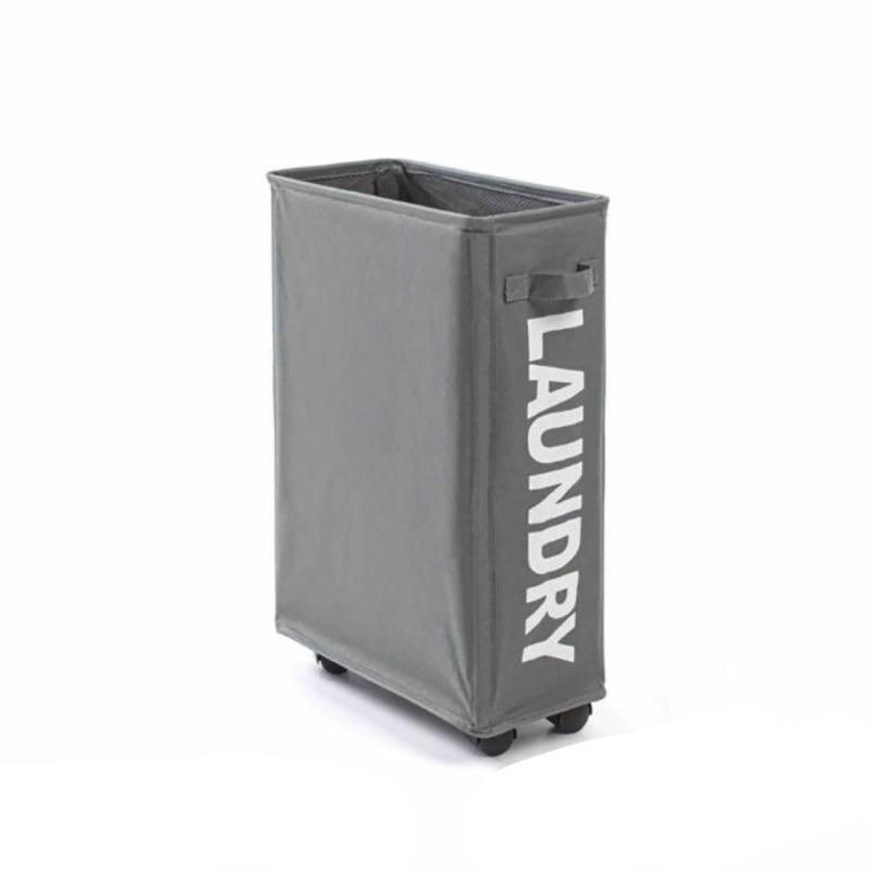 Large Foldable Laundry Washing Clothes Storage Bag Hamper Basket Bin Organiser - Light Blue