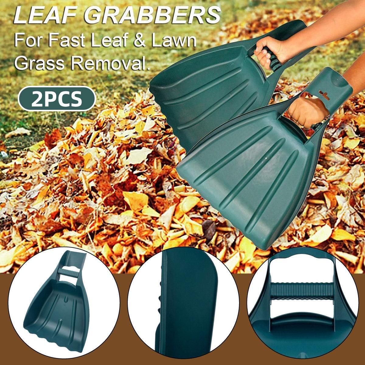 Outdoor Garden Rake Leaf Clipper Portable Yard Tool for Leaf Clearing Cleanup