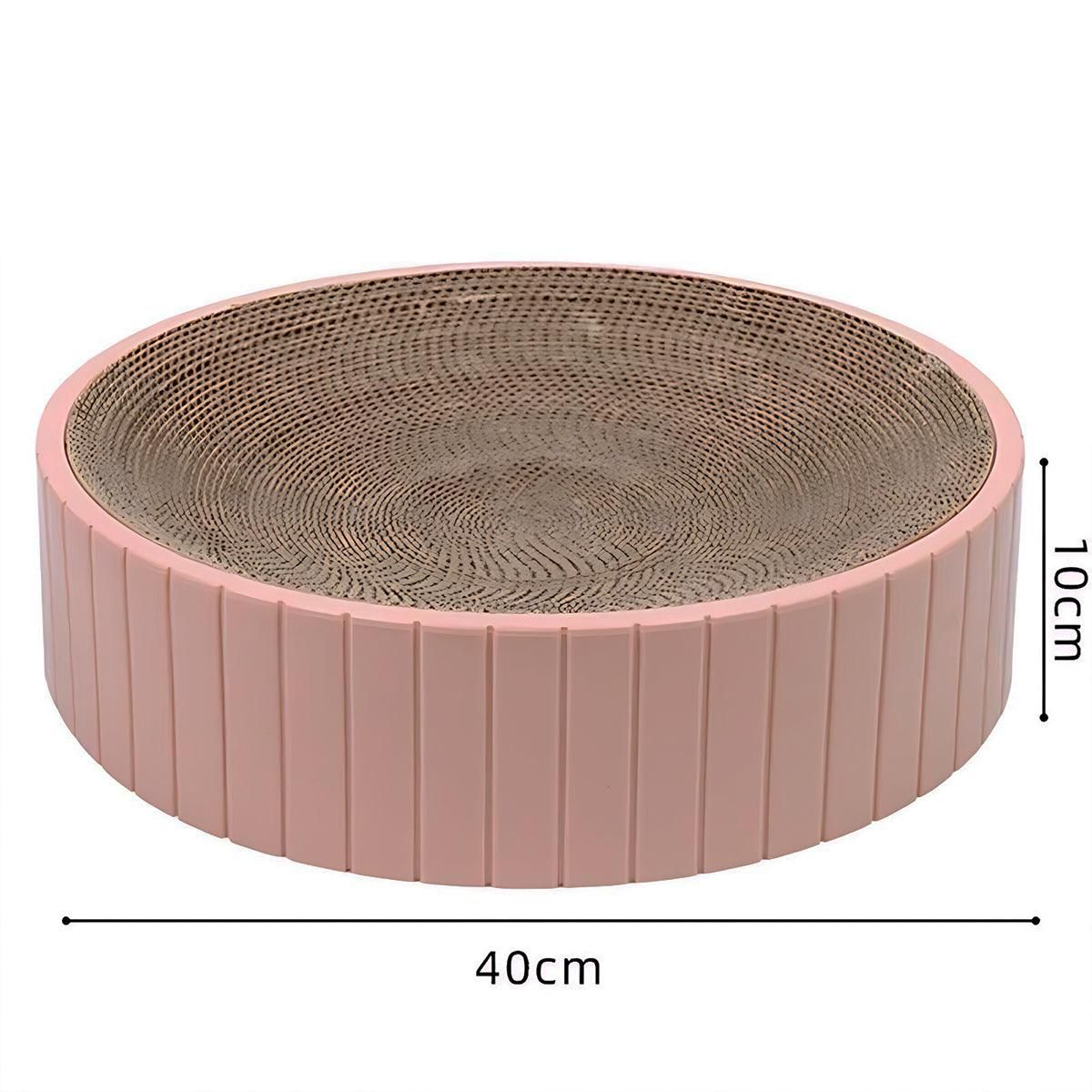 2In1 Cat Scratching Board Round Cat Scratcher Pad Lounge Bed Bowl Pet Sofa House - Replacement Pad
