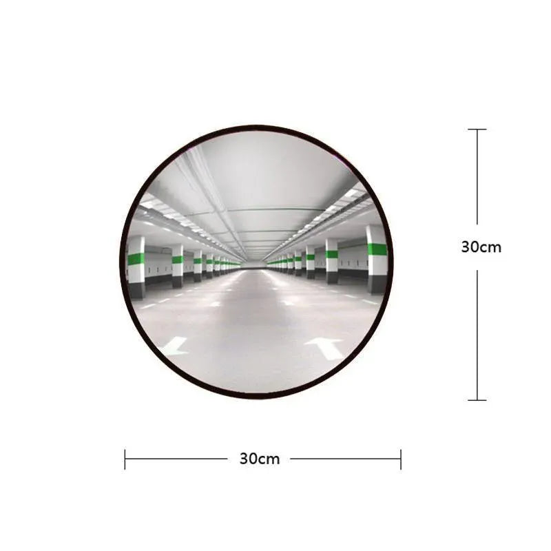 30cm Round Convex Mirror Blind Spot Traffic Driveway Shop Junction Use