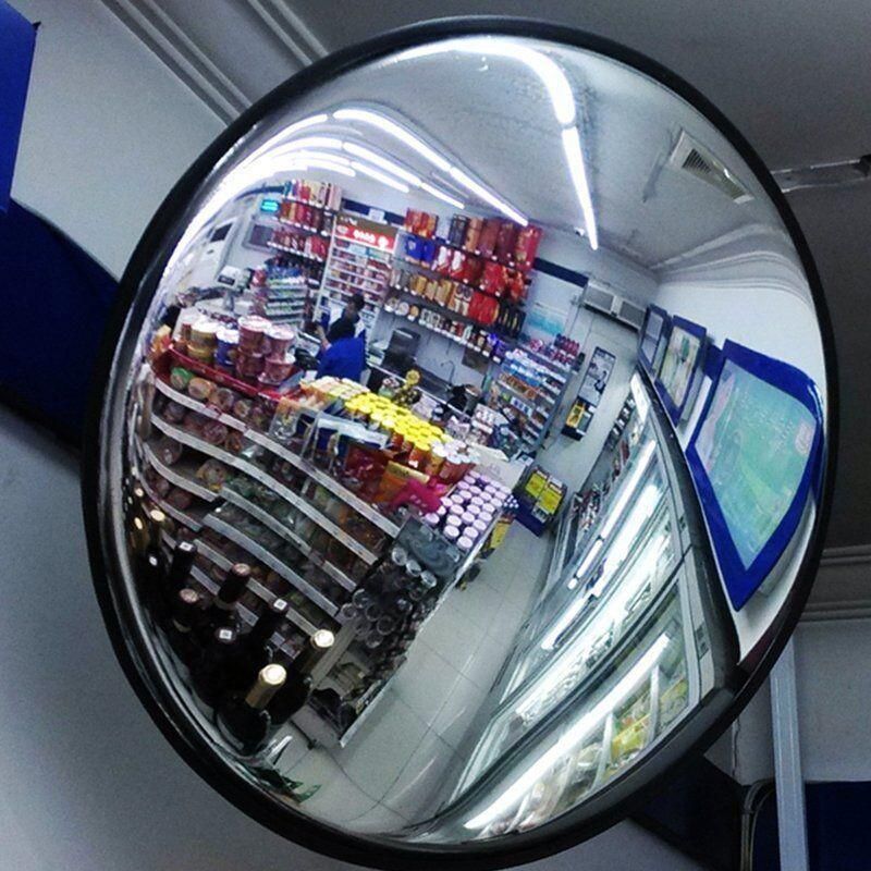 30cm Round Convex Mirror Blind Spot Traffic Driveway Shop Junction Use