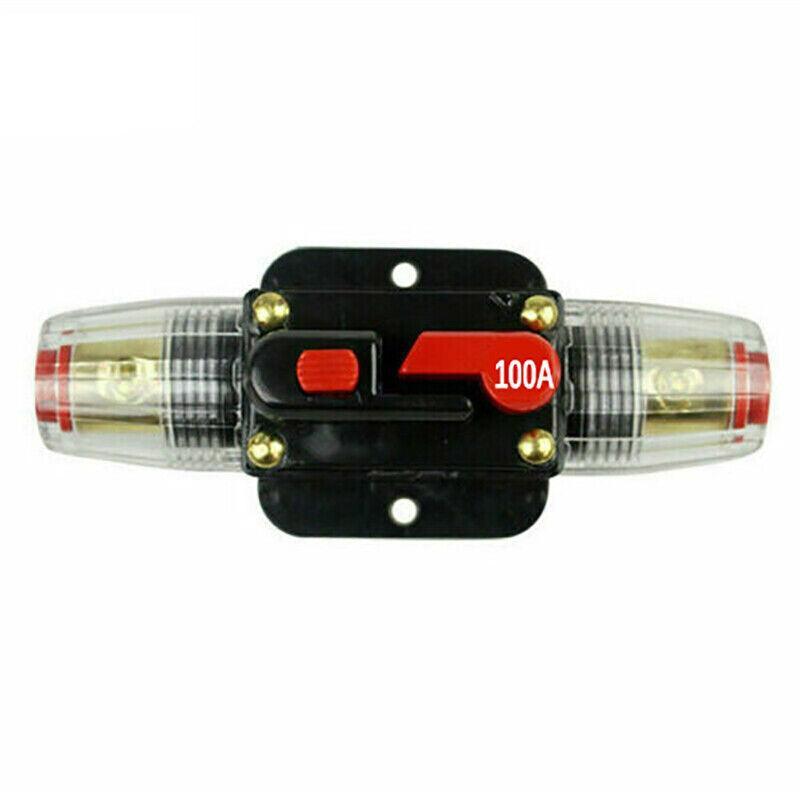 20-150Amp Circuit Breaker Dual Battery Ip67 Waterproof Fuse Manual Reset 12V 24V - 50AMP