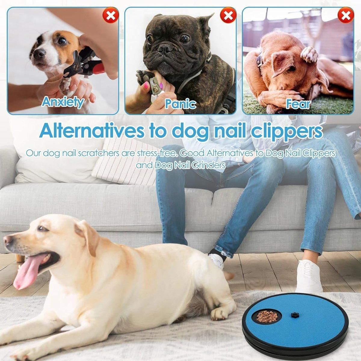 Rotating Pet Slow Feeder Toy Nail Sharpening Scraper for Cats and Dogs Supplies - Sandpaper*3