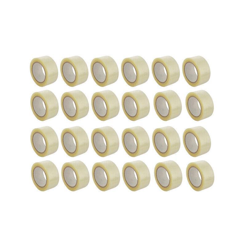 Clear Packing Tape 48mm x 100m for Carton Sealing 6 to 48 Rolls - 6 Rolls
