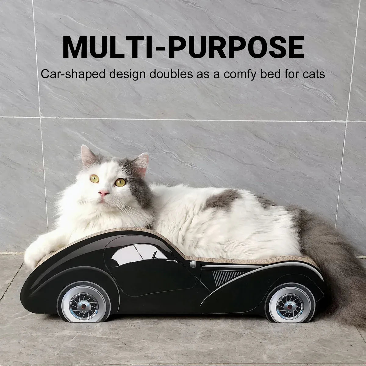 Tatami Cat Scratcher Sofa Corrugated Cardboard Car Bed Lounge Scratch Pad