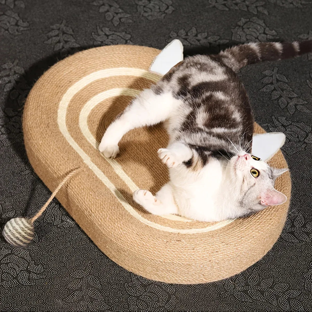 Sisal Basin Cat Scratch Board Cat Paw Board Basin Cat Bed Kitten Scratcher Pad