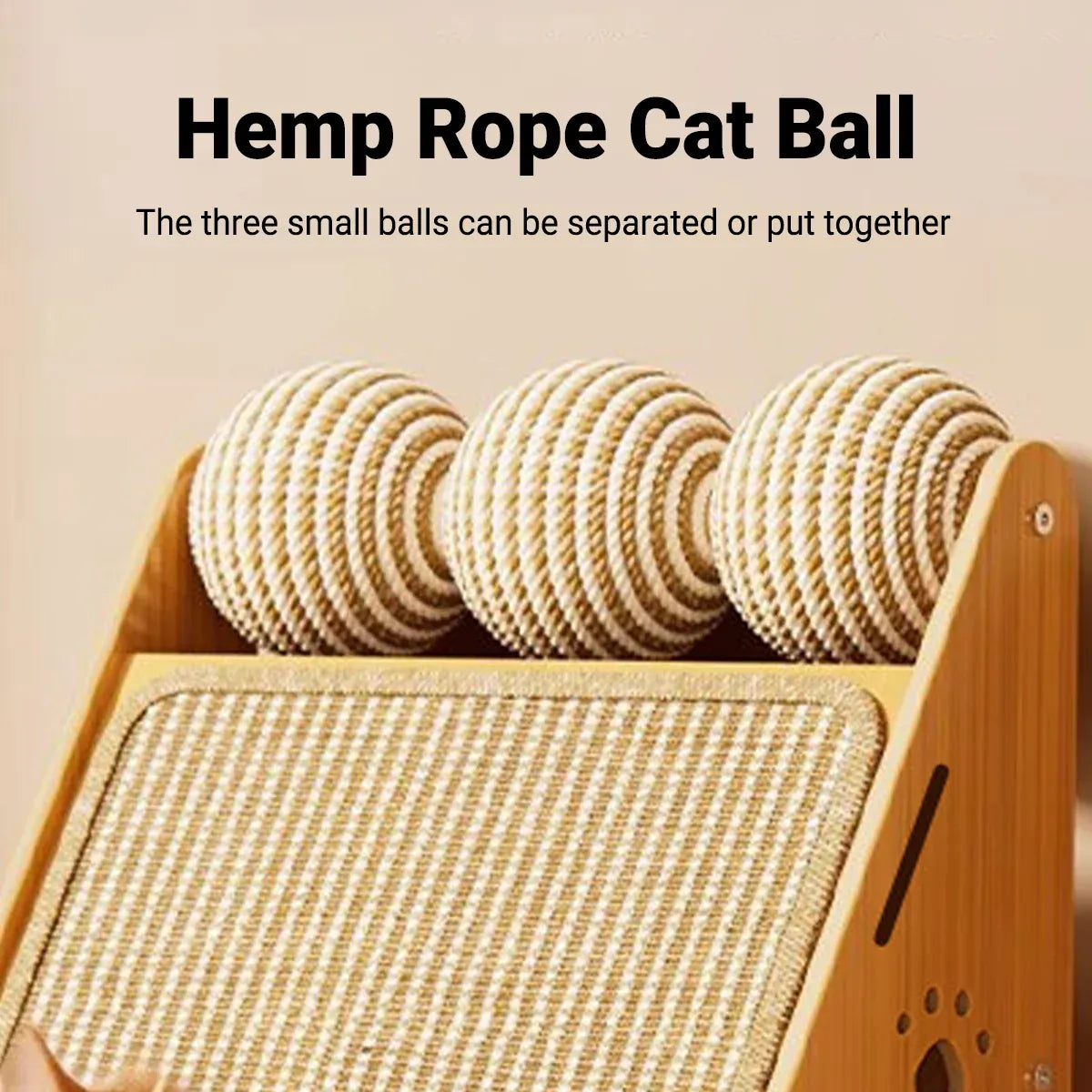 Vertical Wall Mounted Non Shedding Cat Scratcher Corrugated Paper Durable