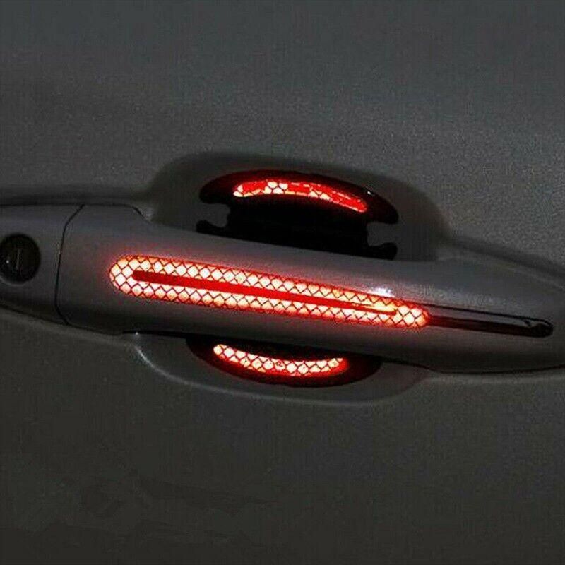 8PCS Car Door Handle Stickers Paint Scratch Protector Clear Film Transparent