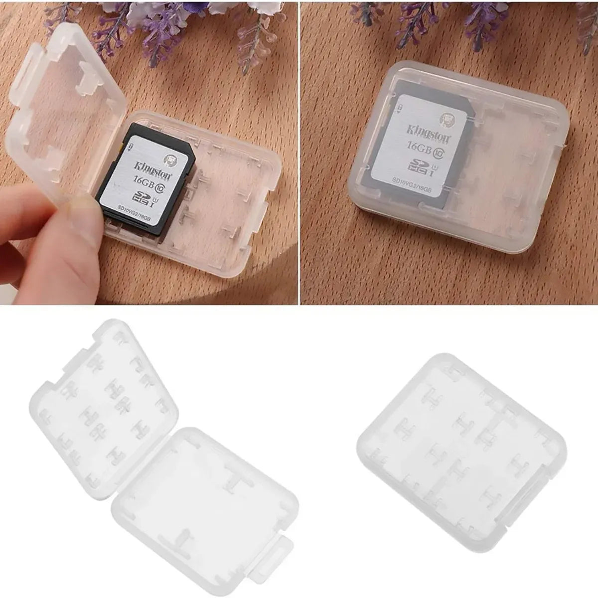20PCS 8 in 1 Protective Case for Smartphones Camera with Multiple Card Slots