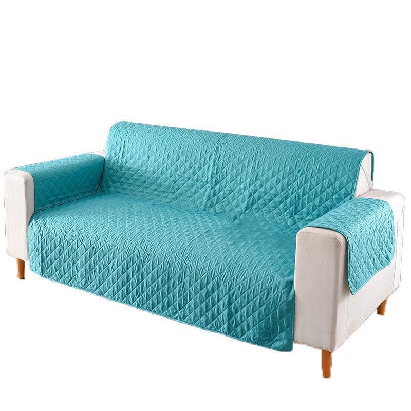 130X195cm Seater Pet Sofa Protector Cover Quilted Couch Covers Lounge Slipcover - Blue