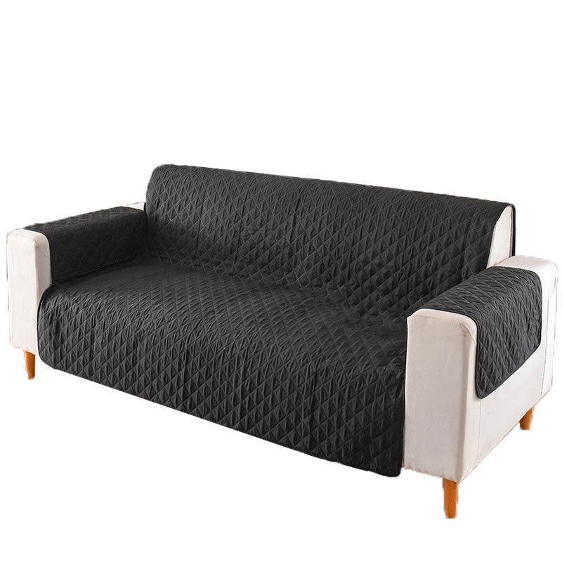 130X195cm Seater Pet Sofa Protector Cover Quilted Couch Covers Lounge Slipcover - Grey