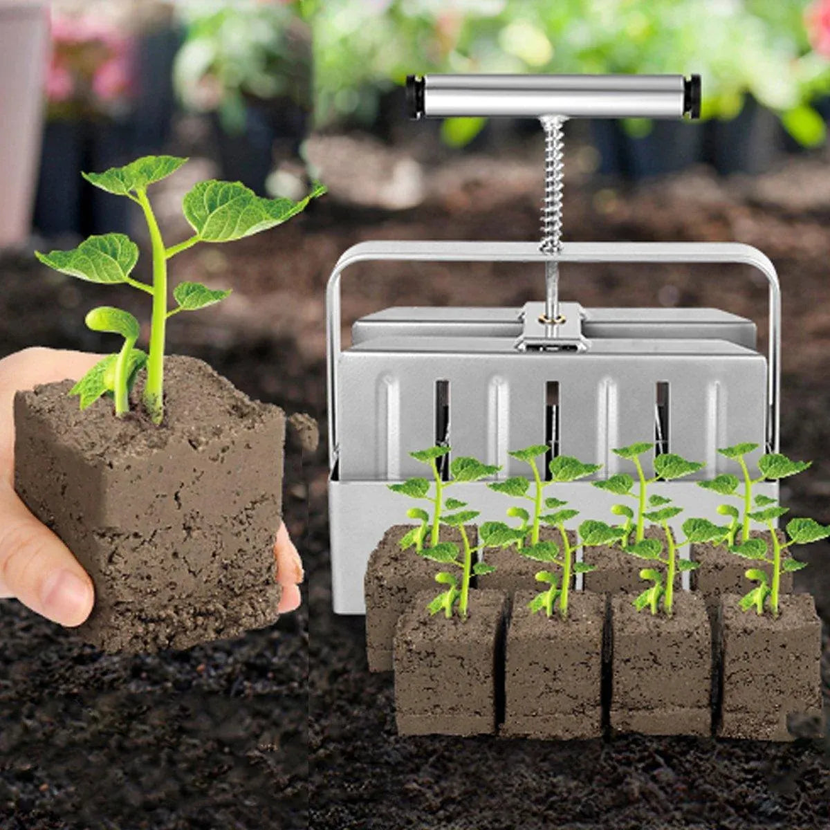 Hand Clay Seeder Tool Gardening Tools for Seeding Soil Planting Garden Tools Set