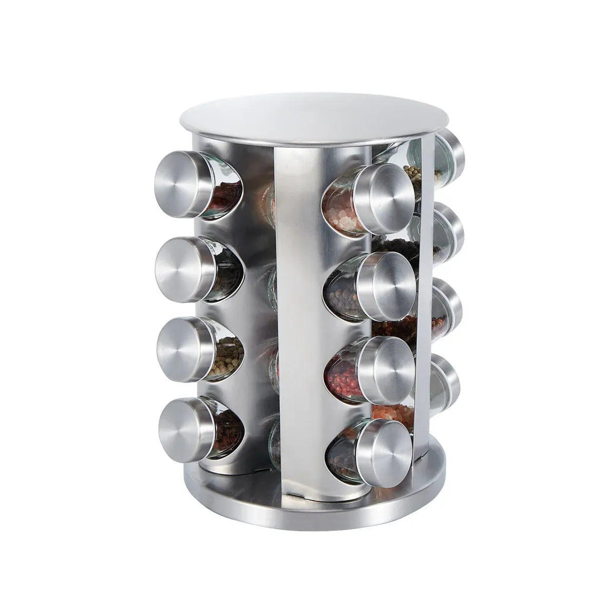 Rotating Spice Bottle Seasoning Rack Multi layer Seasoning Jar Storage Kitchen - Round