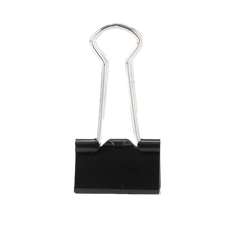 20PCS Black Bulldog Foldback Clips Document Paper Clamps Multiple Sizes - Blue 51mm