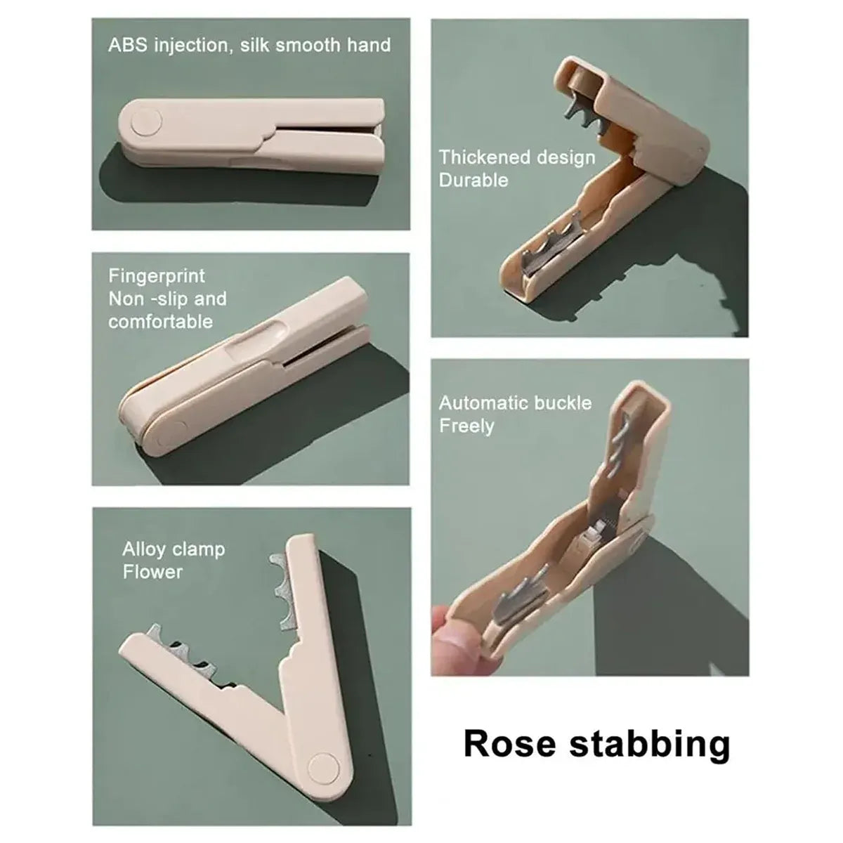 Flower Shop Thorn Tools Rose Thorn Strippers Thorn Removing Pliers Thorn Clamps - Coffee