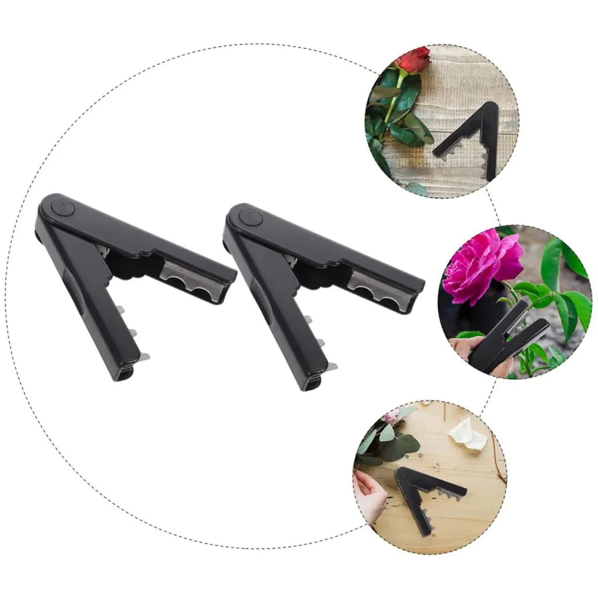 Flower Shop Thorn Tools Rose Thorn Strippers Thorn Removing Pliers Thorn Clamps - Coffee