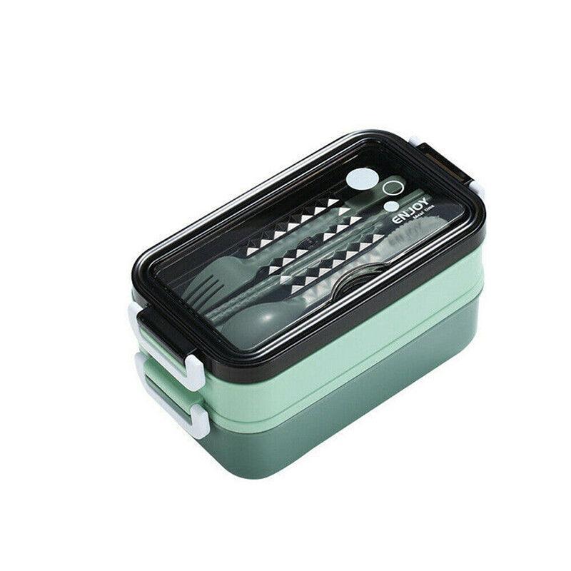 Bento Box Lunch Containers Food Microwave Stainless Portable Dinnerware Au - Pink