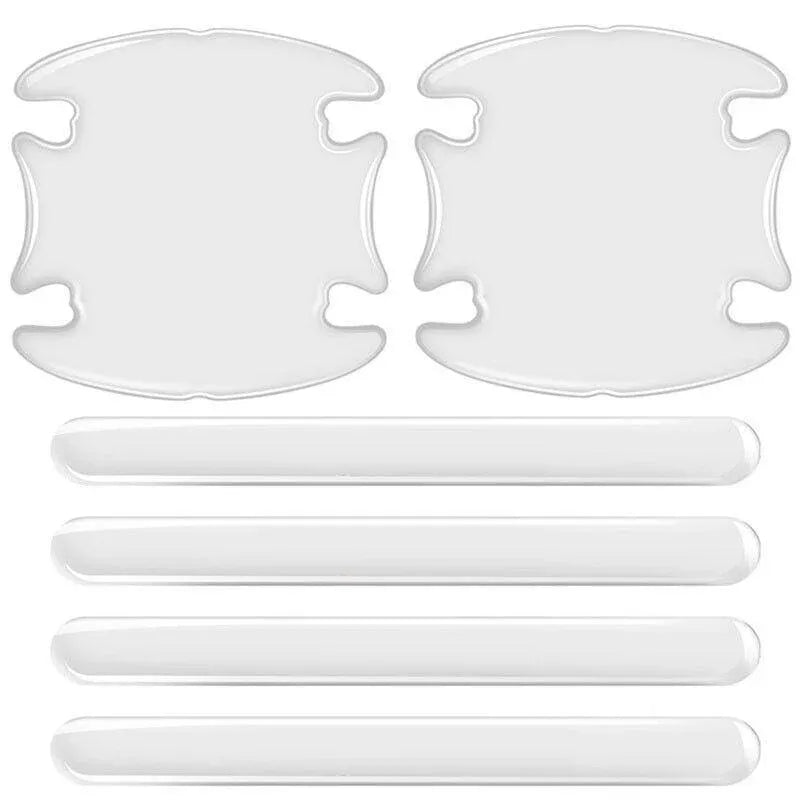 Car Door Handle Scratch Protector Clear Anti-Collision Strip Sticker Accessories