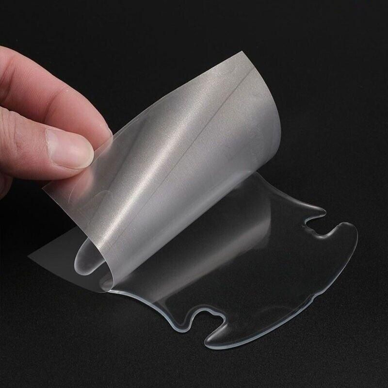 Car Door Handle Scratch Protector Clear Anti-Collision Strip Sticker Accessories