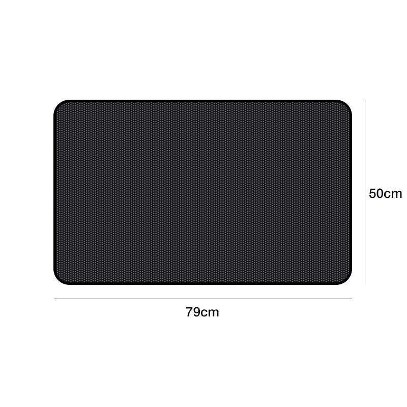 Car Sun Shade with Built-in Metal Attachment for Side Window UV Protection