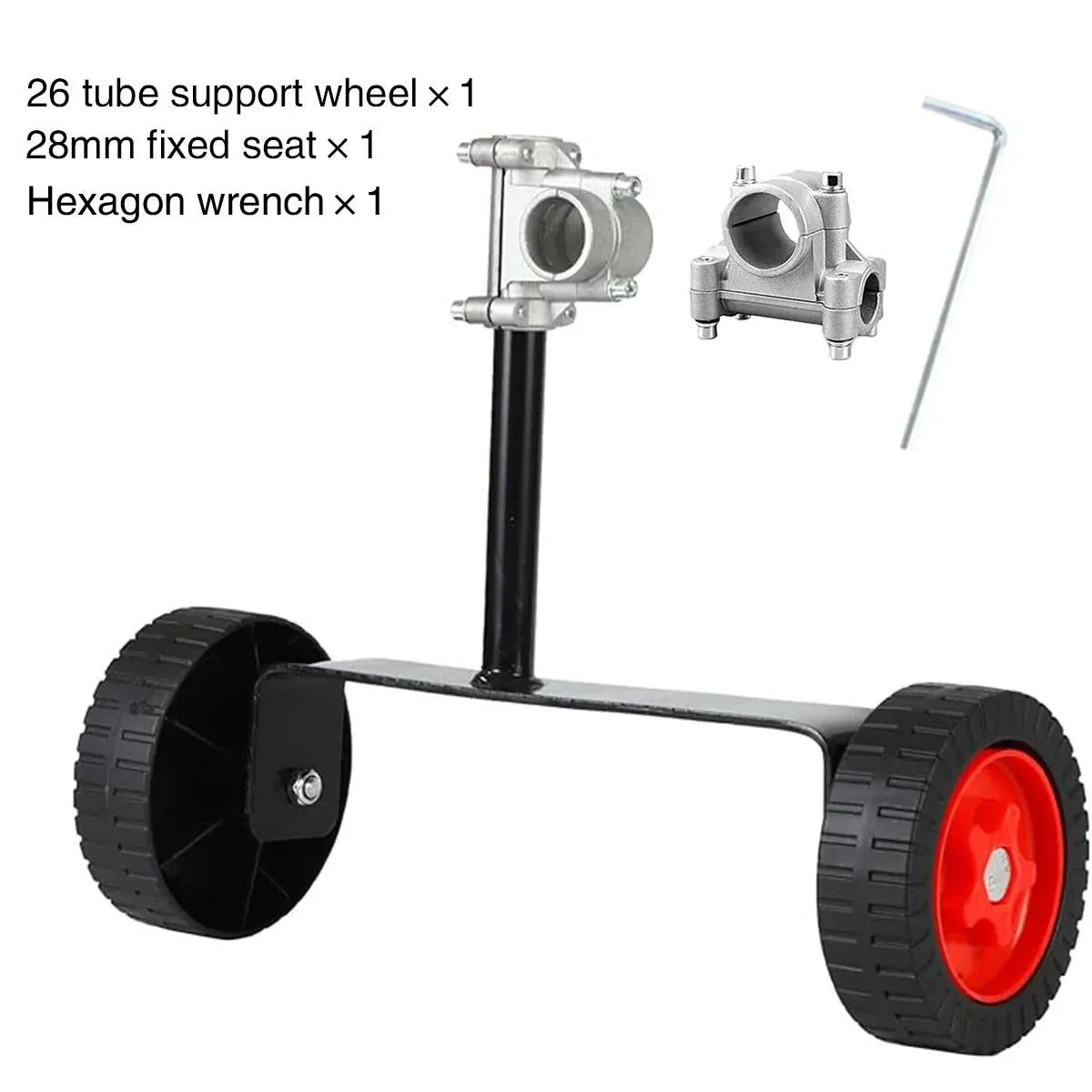 3PCS Mower Support Frame Portable Hand Bracket with Wheel Garden Tool Accessory