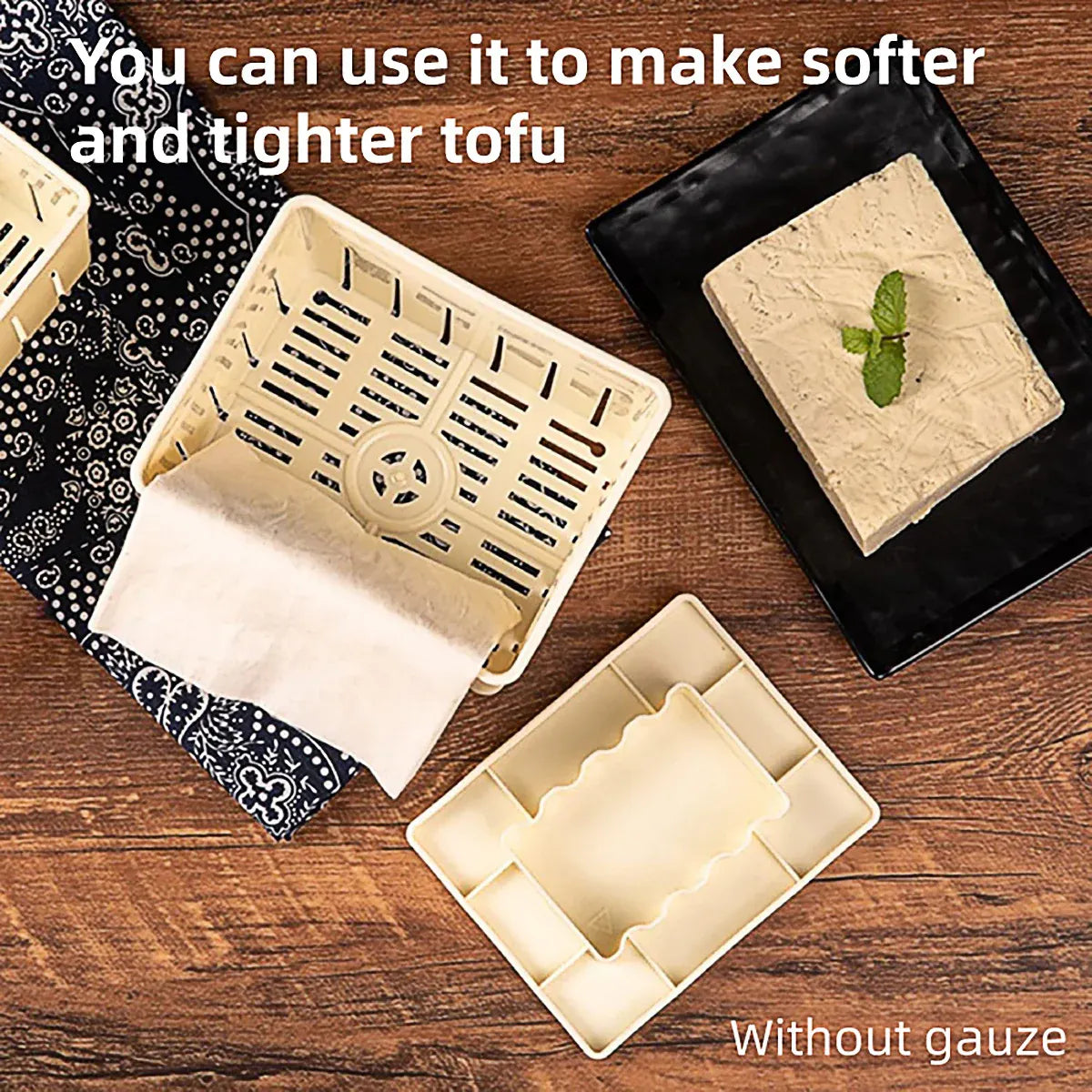 Soy Maker DIY Kit Pressing Mould Tofu Tool Press Mold Kitchen Homemade Cheese