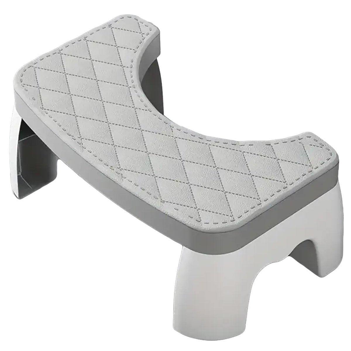 Toilet Stool Anti-Slip Bathroom Footstool for Home Use with Stable Support Design - Blue