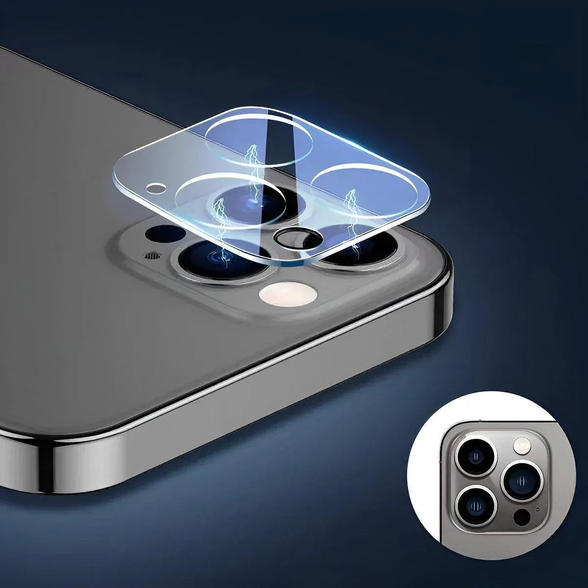 2PCS Transparent Tempered Glass Camera Lens Protector for iPhone 15 Pro Max - For Apple iPhone 15/15 Plus