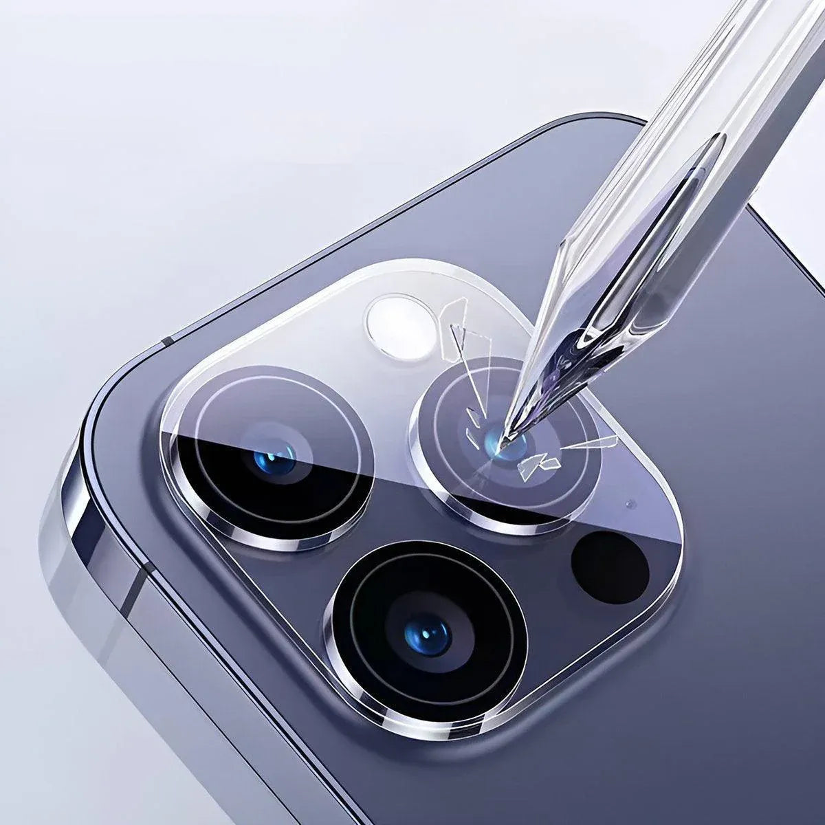 2PCS Transparent Tempered Glass Camera Lens Protector for iPhone 15 Pro Max - For Apple iPhone 15 Pro/15 Pro Max