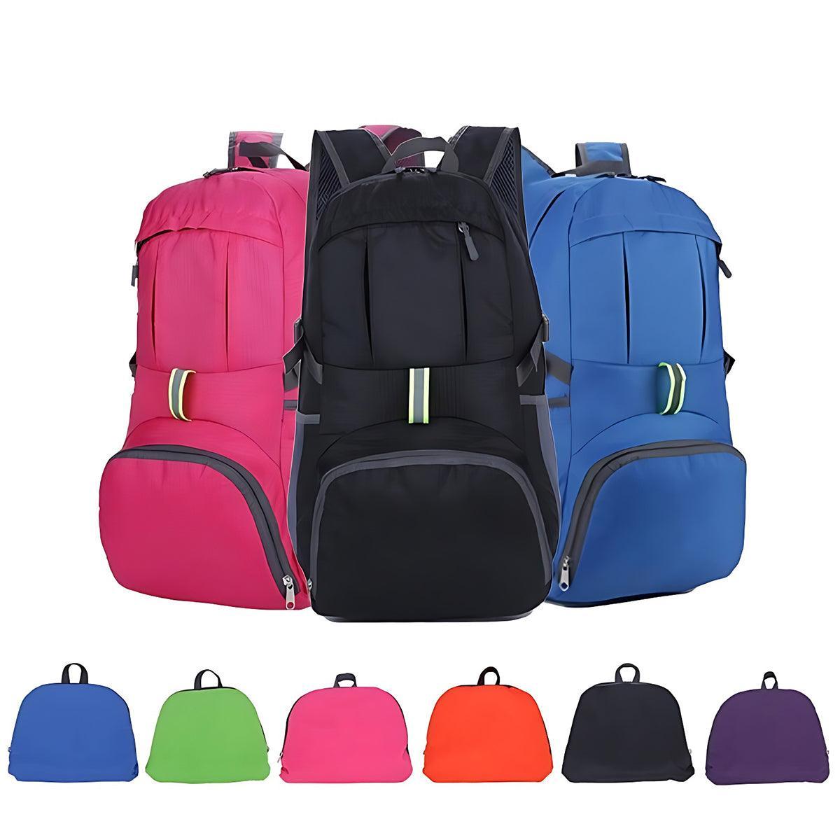 35L Light Foldable Outdoor Sports Backpack Camping Hiking Travel Bag - Blue