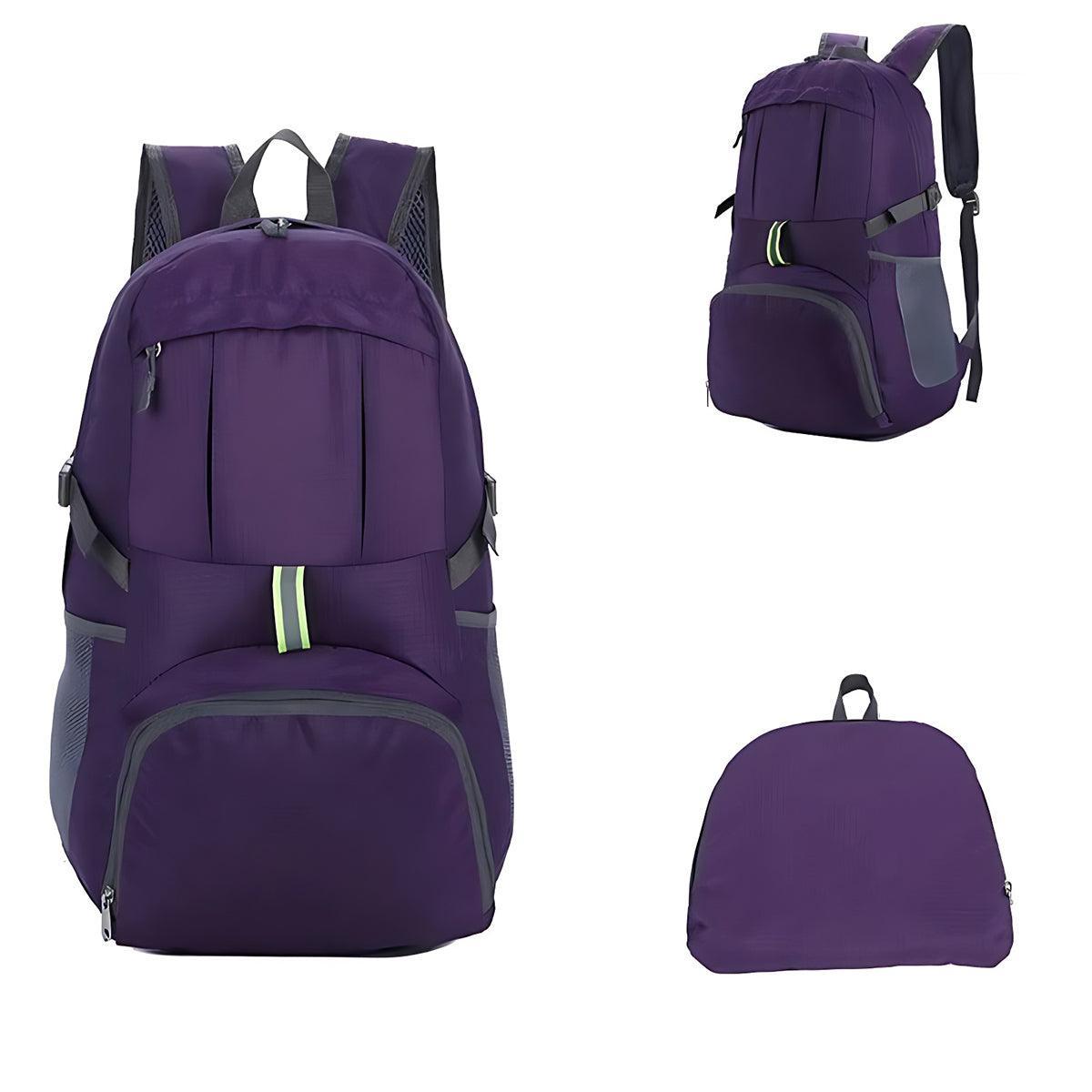 35L Light Foldable Outdoor Sports Backpack Camping Hiking Travel Bag - Blue