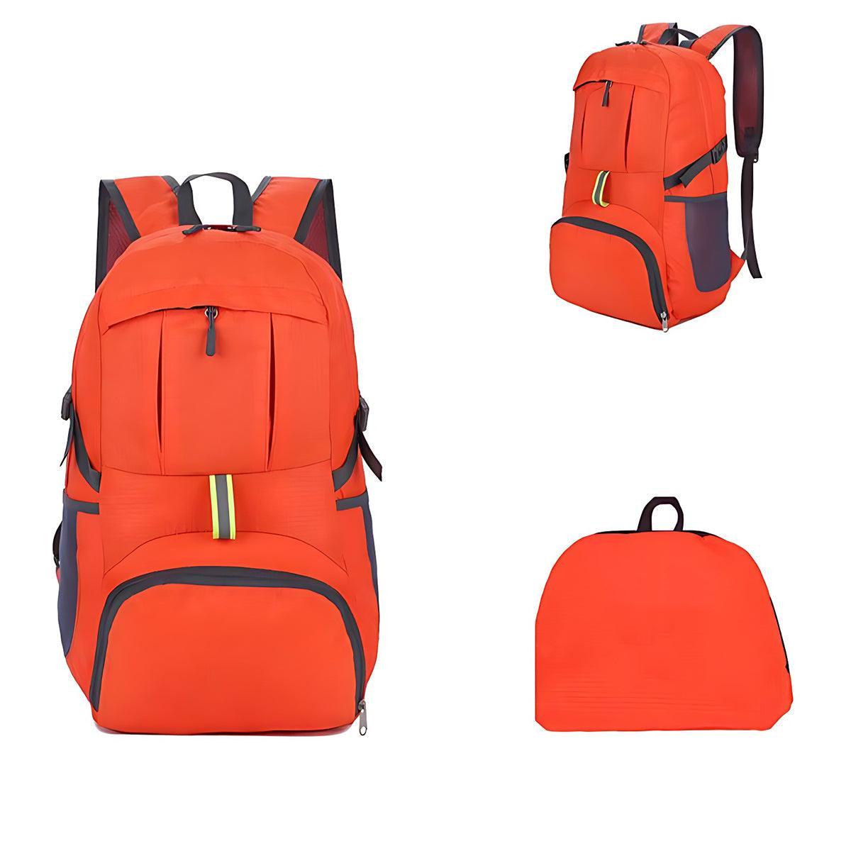 35L Light Foldable Outdoor Sports Backpack Camping Hiking Travel Bag - Rose Red