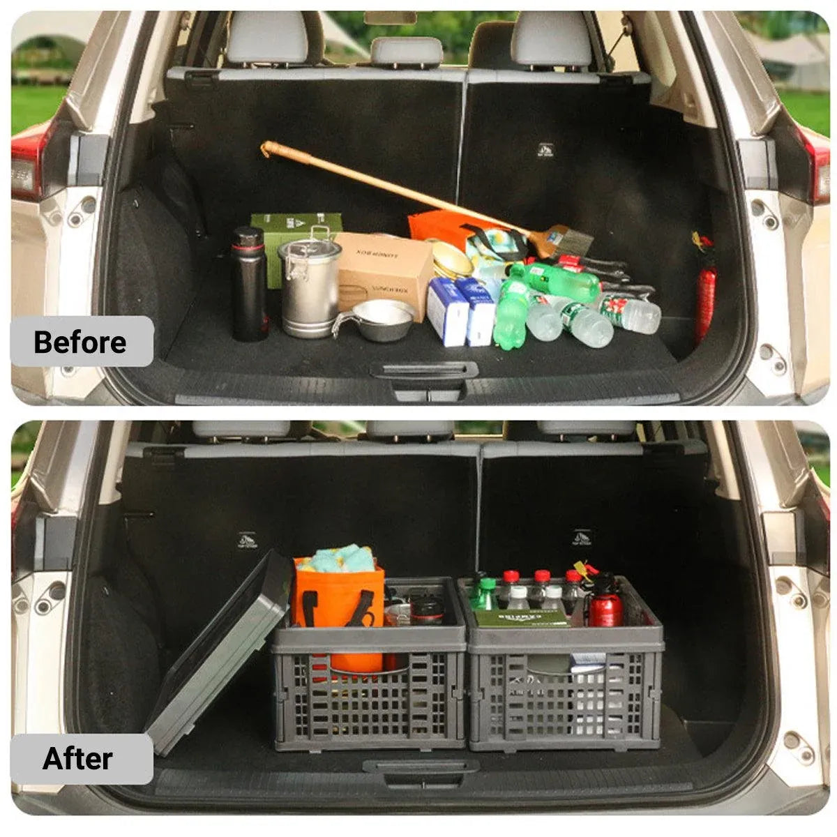 Car Trunk Storage Box Oversized Car Folding Box Outdoor Camping Large Capacity Finishing