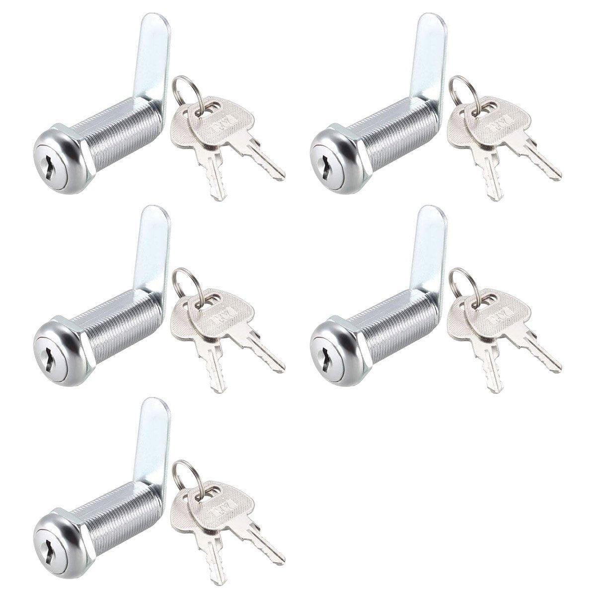 1/5/10pcs File Cabinet Drawer Milk Box Swivel Lock Small Round Security Lock - 25mm-5PCS