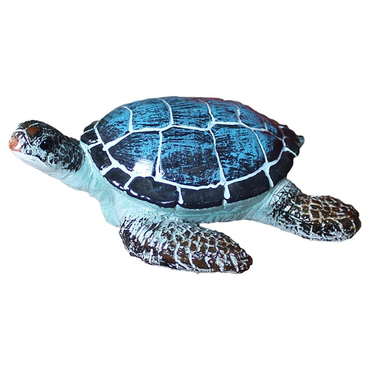 Resin Sea Turtle Aquarium Ornament Underwater Decor for Home and Fish Tank Use