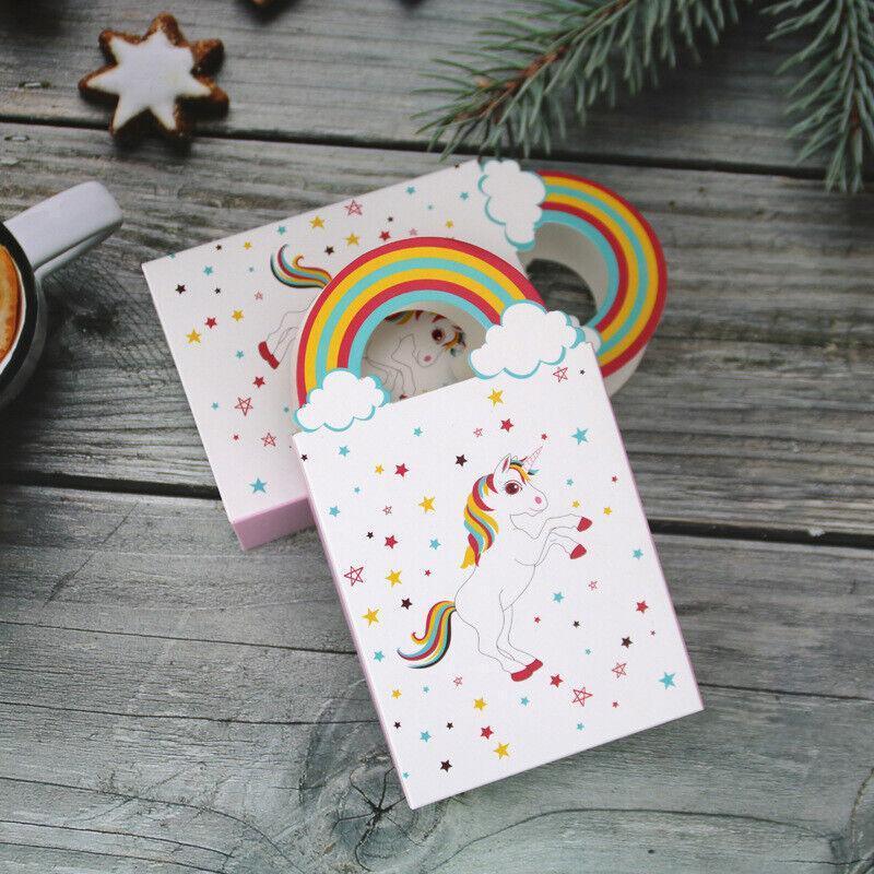 20PCS Unicorn Treat Paper Bags Candy Favour Boxes for Birthday Party 8x14cm