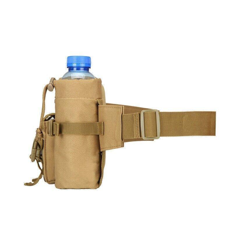 Tactical Waist Bag Belt Military Fanny Pack Pouches Buckle Men Bum Utility - Army Green