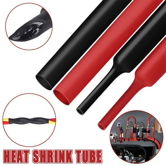 Grade Marine Heat Shrink Tubing 3:1 Wire Sleeve Glue Inside Fast Wrap Insulation Black 5M - 19.1mm*5M