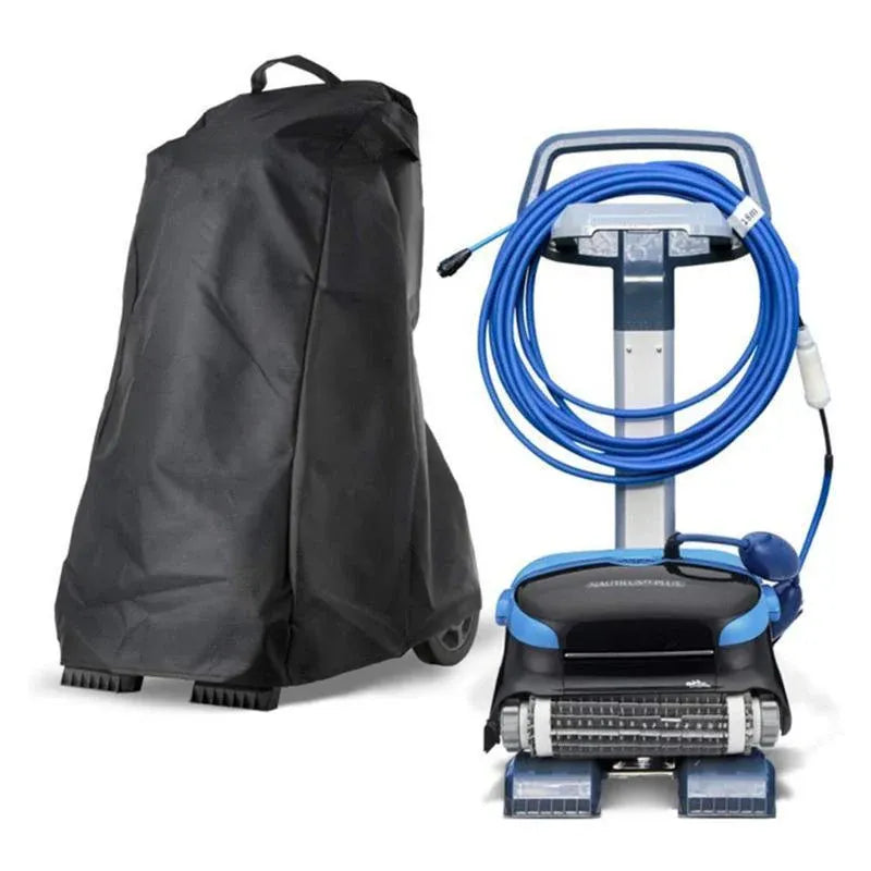 Waterproof Pool Cleaner Cover 420D Oxford Protective Dust Cover with Storage Bag
