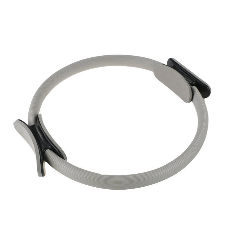 6 Colours Pilates Yoga Ring Magic Circle Fitness Equipment for Toning Slim Legs - Grey