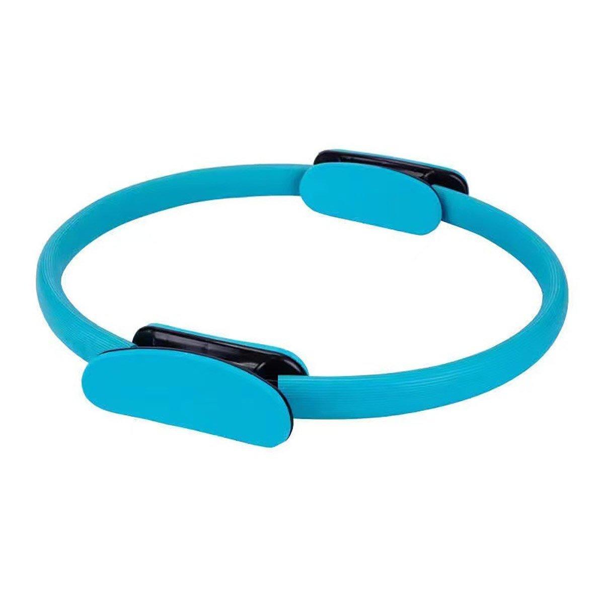 6 Colours Pilates Yoga Ring Magic Circle Fitness Equipment for Toning Slim Legs - Black
