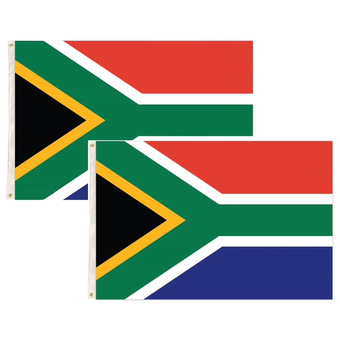 2x South Africa Country Flag Heavy Duty African - 150cm x 90cm