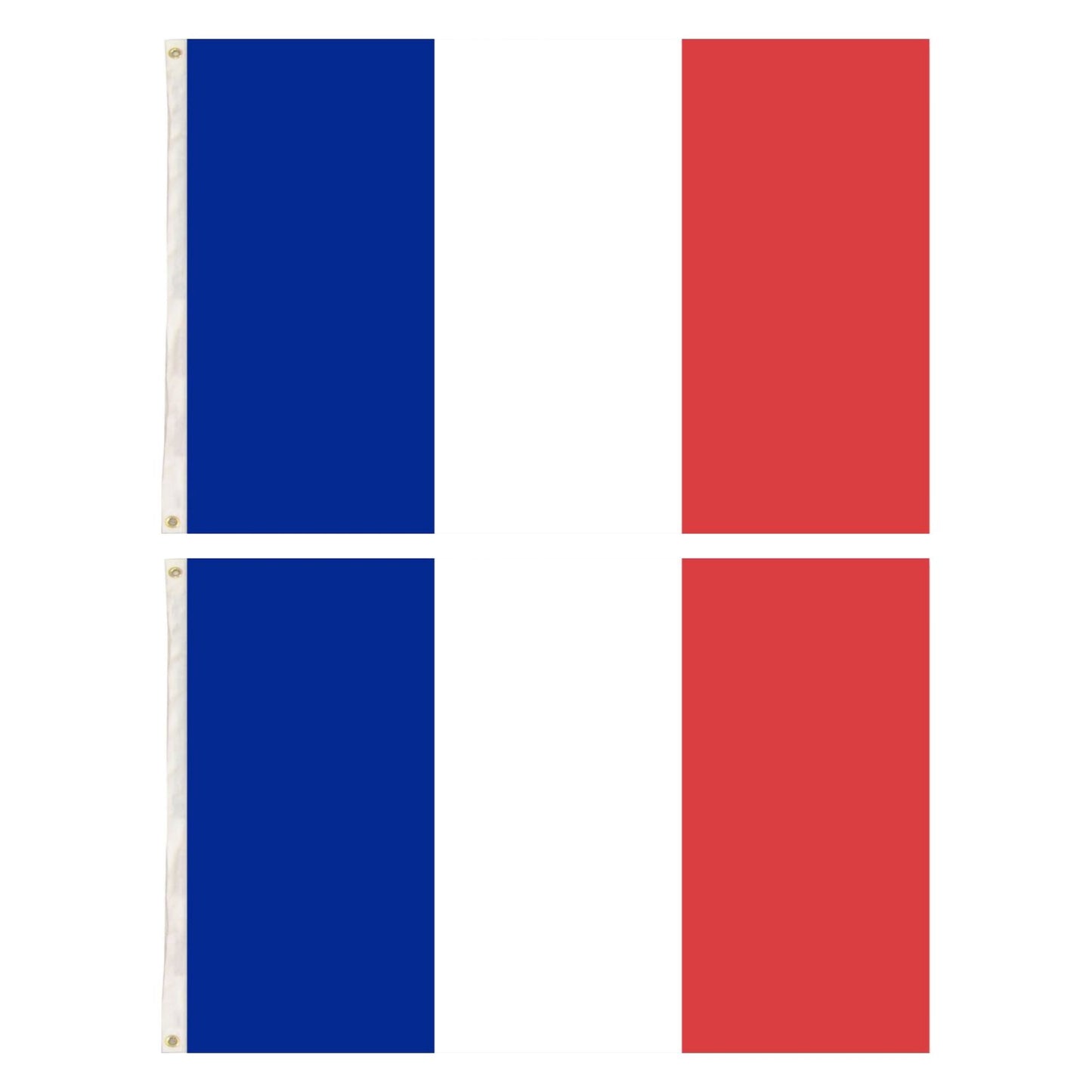 2x France Country Flags French Heavy Duty - 150cm x 90cm
