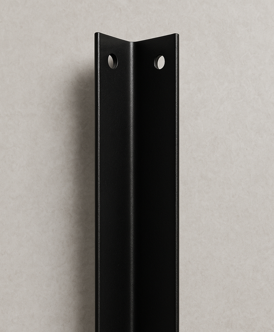 Heavy Duty Powder Coated Steel L Shape Corner Bracket 298mm x 38mm